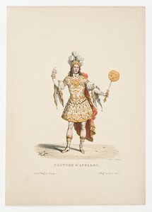 Louis XIV en Apollon dans le ballet Noces de Thétis et Pélée en 1654