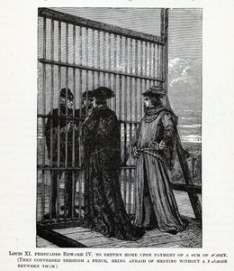 Louis XI persuade Édouard IV de rentrer chez lui avec une somme d
