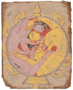 Amants en badinage, 18e siècle - Unbekannt