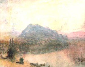 Lucerne et le Righi : Aube précoce, vers 1840, vers 1900 - Unbekannt