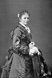 Lucretia Garfield, épouse du président américain James A. Garfield