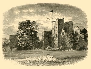 Château de Ludlow depuis la porte d