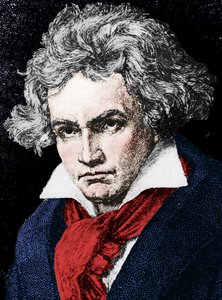Ludwig van Beethoven 1770-1827, compositeur et pianiste allemand, 19ème siècle