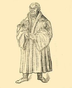 Luther prêchant, vers 1500-1520, 1890