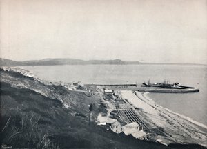 Lyme Regis - Le port, 1895