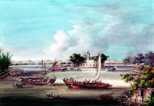 Fort de Macao, rivière des Perles, Chine