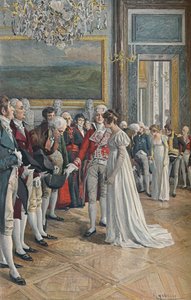 Madame Bonaparte recevant des ambassadeurs aux Tuileries, 1896 - Unbekannt