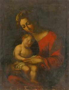 Madone avec Jésus endormi