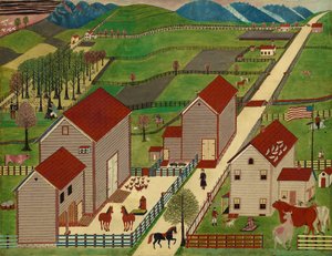 Ferme de la vallée de Mahantango, fin 19ème siècle