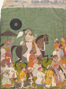Maharana Jagat Singh II en procession, vers 1745