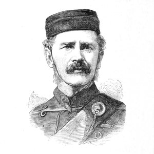 Major-Général E. Newdigate, C.B., vers 1880