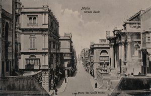 Malte - Strada Reale, vers 1900