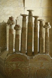 Tombe mamelouk dans la Cité des Morts, Le Caire, Égypte