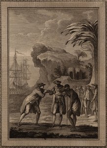 Un homme vend une esclave, 1775