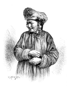 Femme mandchoue, vers 1890
