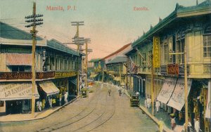 Manille, P.I. Escolta, vers 1912