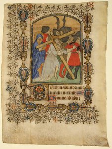 Feuille de manuscrit d