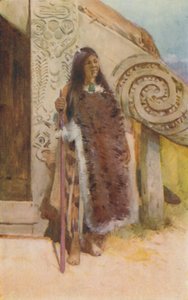 Maori en Costume Traditionnel, 1924 - Unbekannt