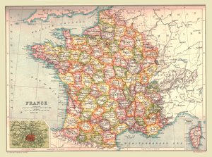 Carte de France, 1902
