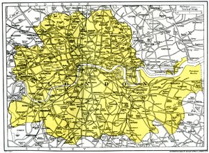 Carte de Londres, 1924-1926 - Unbekannt