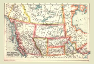 Carte du Manitoba et du Nord-Ouest, 1902