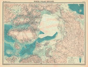 Carte des régions polaires nord