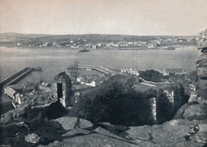 Marazion - Vue générale, montrant le port