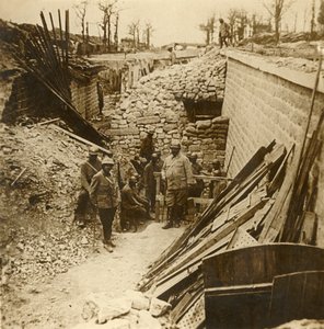 Caserne Marceau, Verdun, nord de la France, 1916