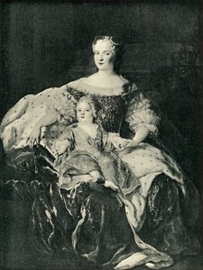 Maria Leszczynska et le Dauphin, vers 1730, 1903