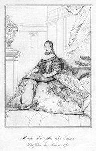 Marie-Josèphe de Saxe, Dauphine de France - Unbekannt