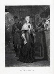Marie-Antoinette quittant la Convention après la sentence, 1882