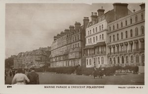 Marine Parade & Crescent Folkestone, fin XIXe-début XXe siècle