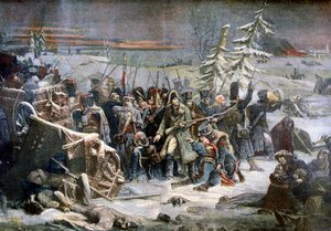 Marshall Ney pendant la retraite de Russie, 1812 - Unbekannt