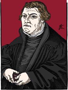 Martin Luther réformateur protestant allemand, 1546 - Unbekannt