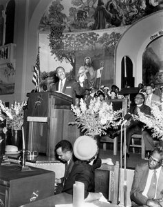 Martin Luther King Jr, militant américain des droits civiques