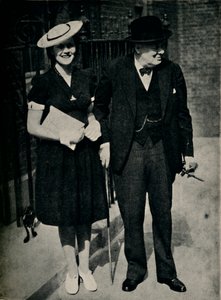 Mary Churchill et son père, c1945
