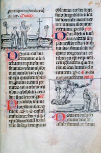 Messe pour les enterrés dans un cimetière et messe anniversaire pour les âmes des morts, 14e siècle - Unbekannt