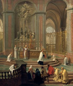 Messe dite par le chanoine de la Porte, ou le maître-autel de Notre-Dame, Paris, 1708-1710