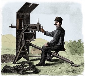Mitrailleuse Maxim, vers 1895 - Unbekannt
