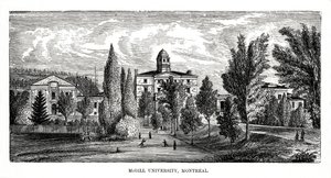 Université McGill, Montréal, Canada, XIXe siècle