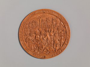 Médaillon avec la trahison de Jésus, début du 16ème siècle - Unbekannt