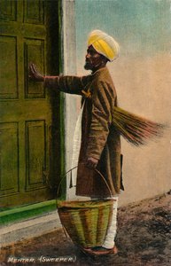 Mehtar. Balayeur, vers 1900
