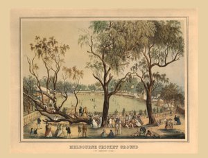 Melbourne Cricket Ground, 1er janvier 1864