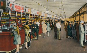 Mexicali Beer Hall, Le plus long bar du monde, vers 1939