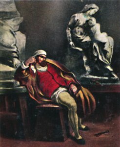 Michel-Ange 1475-1564. - Peinture de Delacroix, 1934