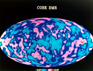 Carte micro-ondes du ciel entier, vers 1990s