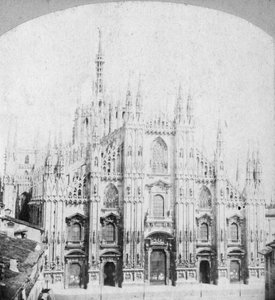 Cathédrale de Milan, Italie, fin 19e ou début 20e siècle