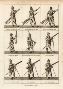 Exercices militaires des mousquetaires - Unbekannt