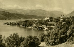 Millstatt am See, Carinthie, Autriche, vers 1935