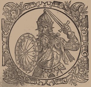 Mindaugas, Roi de Lituanie De : Sarmatiae Europeae desscriprio... par A. Guagnini - Unbekannt